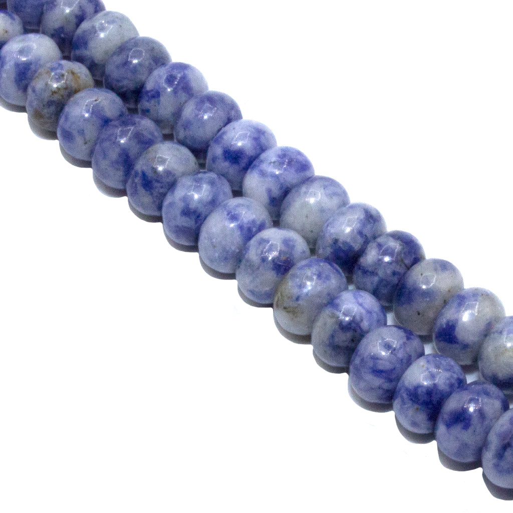 Rondelle Semi-Precious Stone, 6mm x 4mm, 85 pcs per strand - Available in 20 Stones