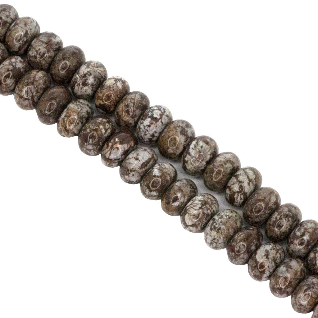 Rondelle Semi-Precious Stone, 8mm x 5mm, 70 pcs per strand - Available in 20 Stones