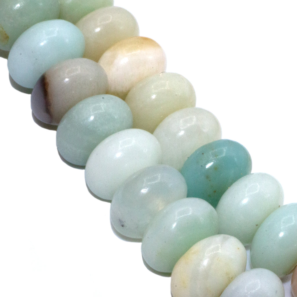Rondelle Semi-Precious Stone, 8mm x 5mm, 70 pcs per strand - Available in 20 Stones