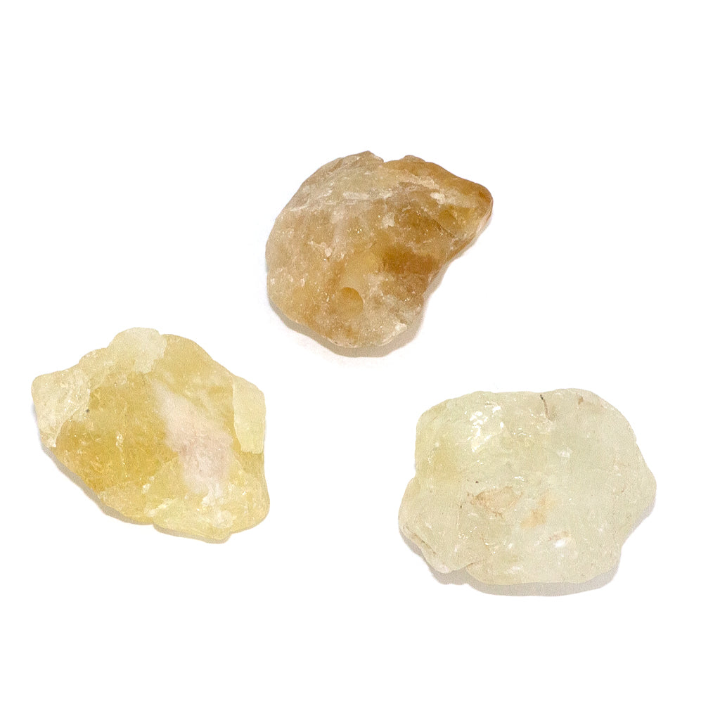 Natural Raw Nugget, Available in Various Semi-Precious Stones
