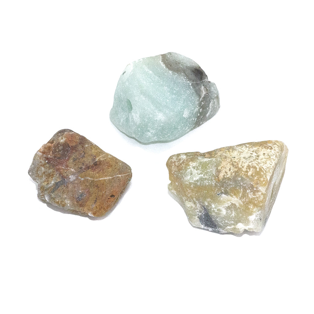 Natural Raw Nugget, Available in Various Semi-Precious Stones
