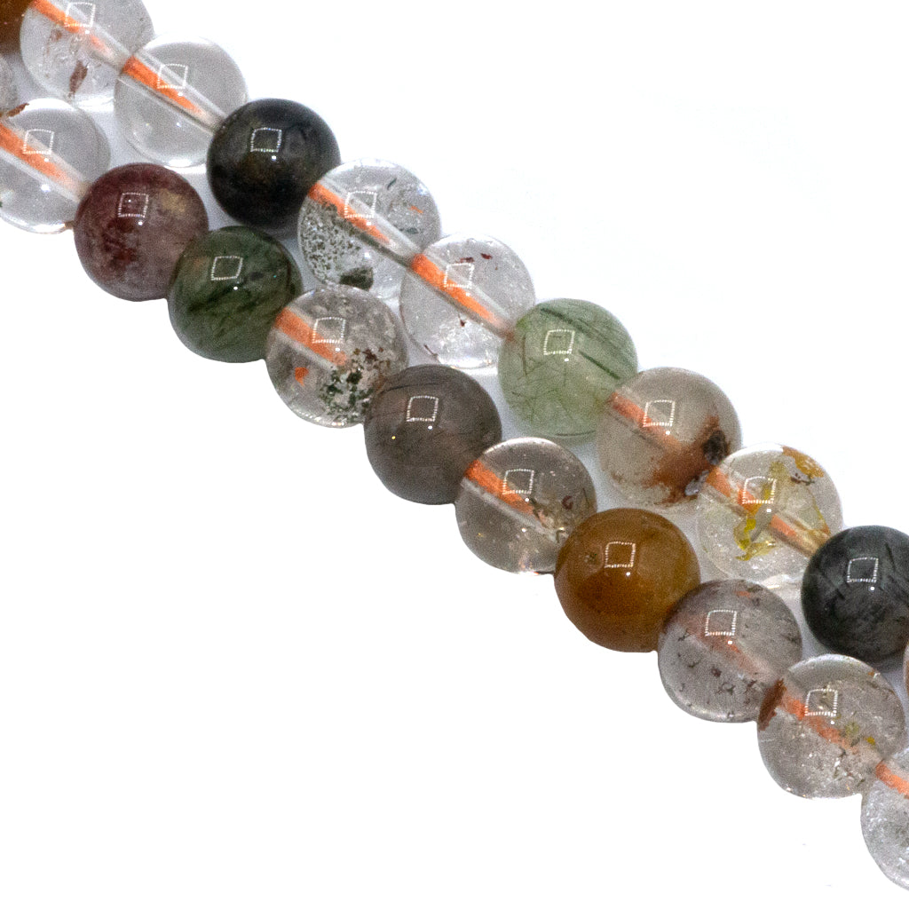 Rutilated Quartz Mix, Semi-Precious Stone, Available in 4 Sizes