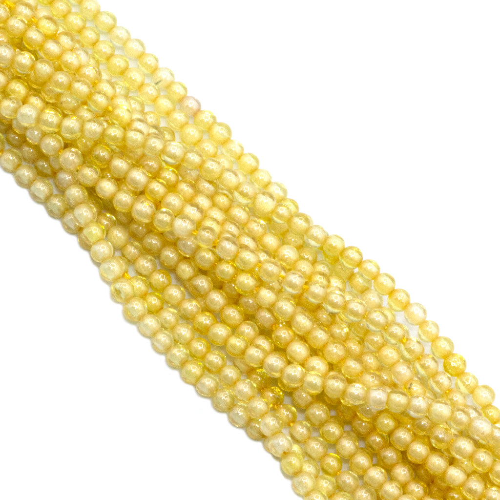 Zircon, Smooth & Round, Semi-Precious Stone, 2mm, 160+ pcs per strand