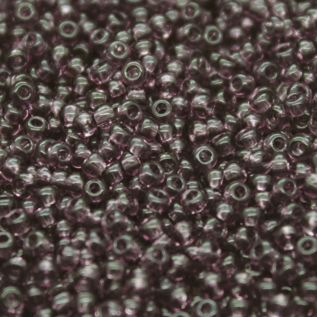 Seed Bead Bulk Bags - 8/0 - Light Grape Transparent - 449g/13,000pcs
