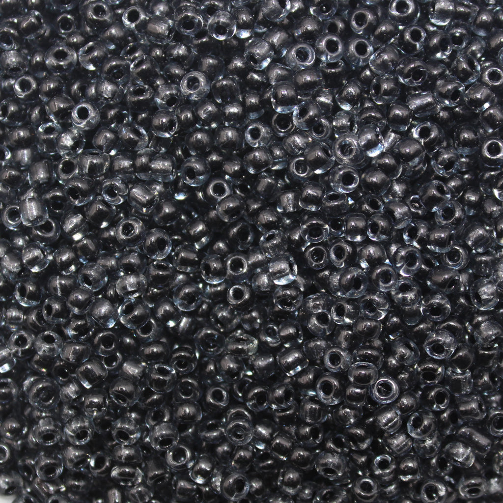 Seed Bead Bulk Bags - 8/0 - Black Colorlined - 449g/13,000pcs
