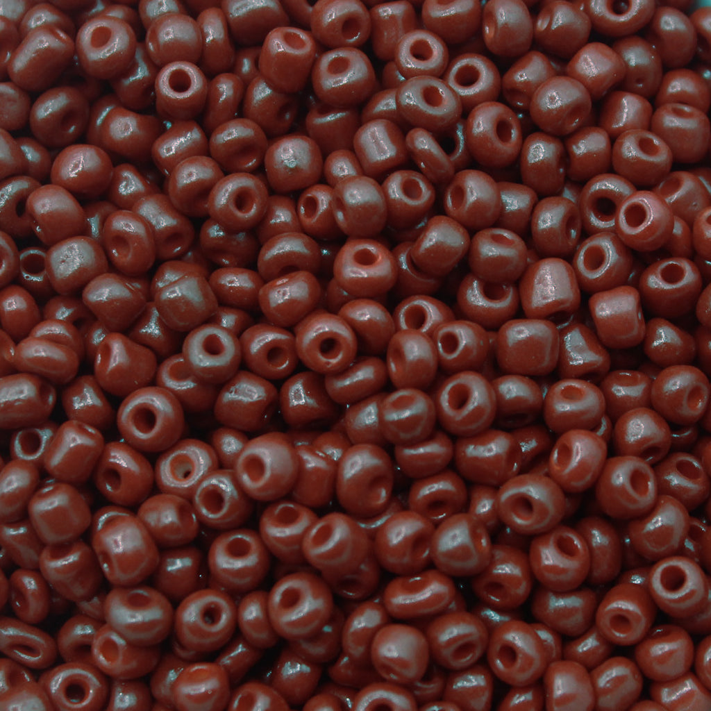 Seed Bead Bulk Bags - 11/0 - Dark Maroon Opaque- 452g/41,000pcs