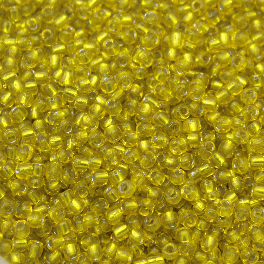 Seed Bead Bulk Bags - 11/0 - Light Yellow Silver Lined - 452g/41,000pcs
