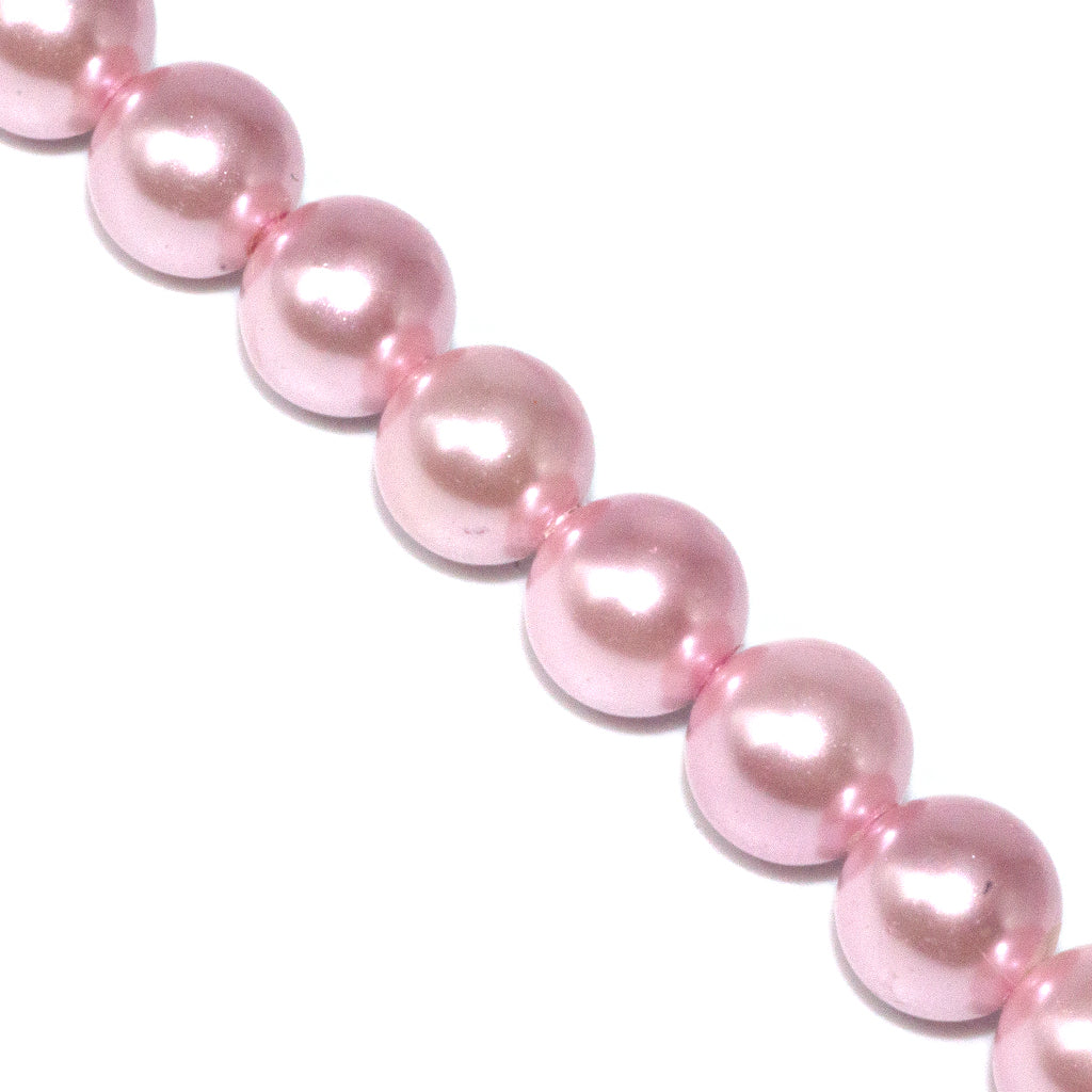 Shell Pearls, Pink, Available in Multiple Sizes