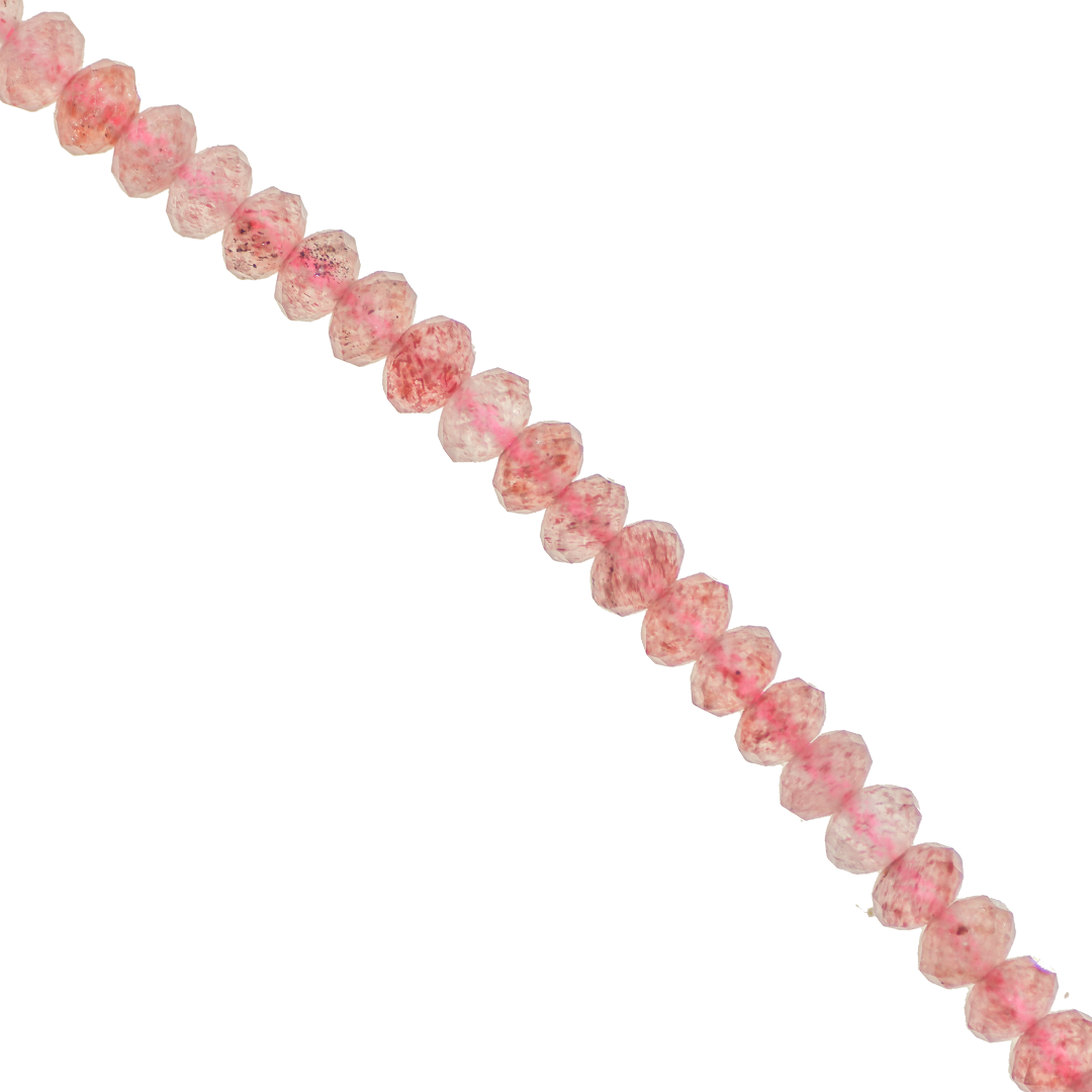 Rondelle Semi-Precious Stone, Faceted, 5mm x 3mm, Approx 105 pcs per strand - Available in Multiple Gemstones