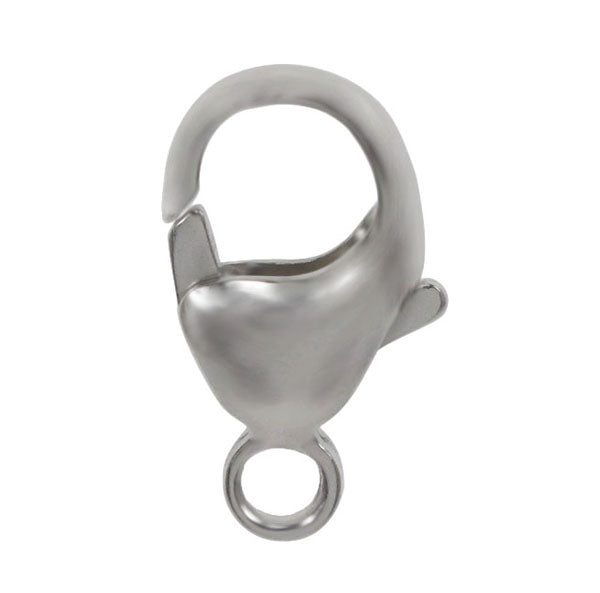 Clasp, Lobster Clasp, Sterling Silver, 8mm L, 2 pcs/bag