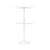Tools, Multipurpose Rotating Jewelry Tower, White, 16.5" x 9" (L x W), 20 Hangers for Necklaces, Bracelets, Keys Etc.- 1 Stand