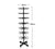 Tools, Multipurpose Adjustable Rotating Jewelry Tower, 160cm x 40cm, 70 Hangers for Necklaces, Bracelets, Keys Etc., 1 Stand, Available in Multiple Colours