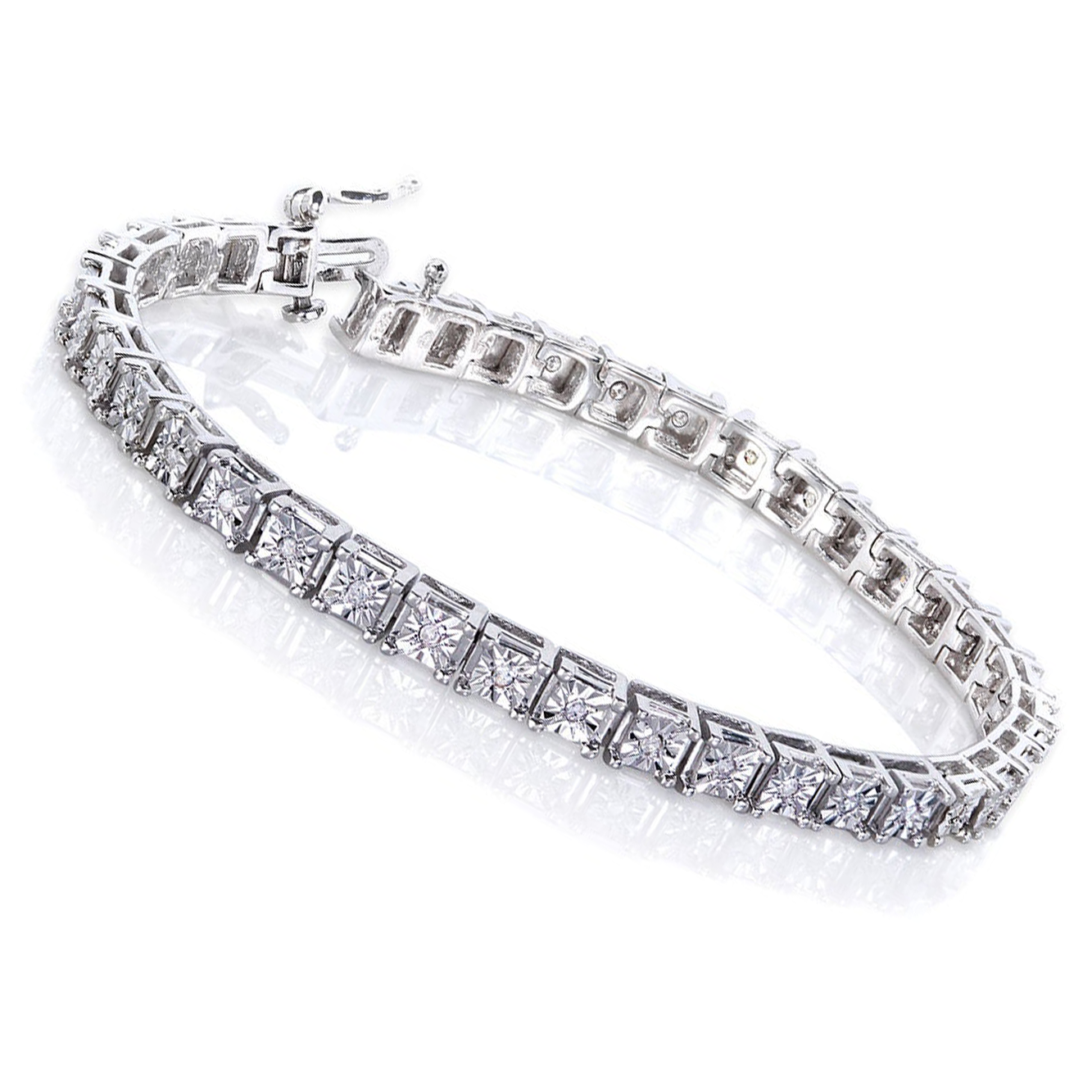 Icy Heart Tennis Bracelet – Frugal Finds NYC