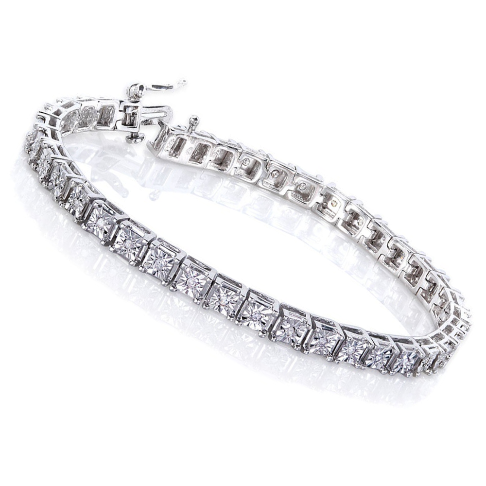 Icy Heart Tennis Bracelet – Frugal Finds NYC