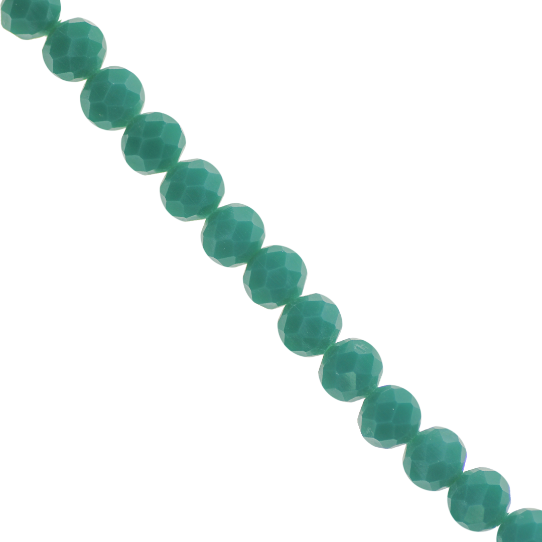 Glass Crystal Beads, Round, Faceted, 6mm, Approx 90 pcs per strand, Available in Multiple Colours