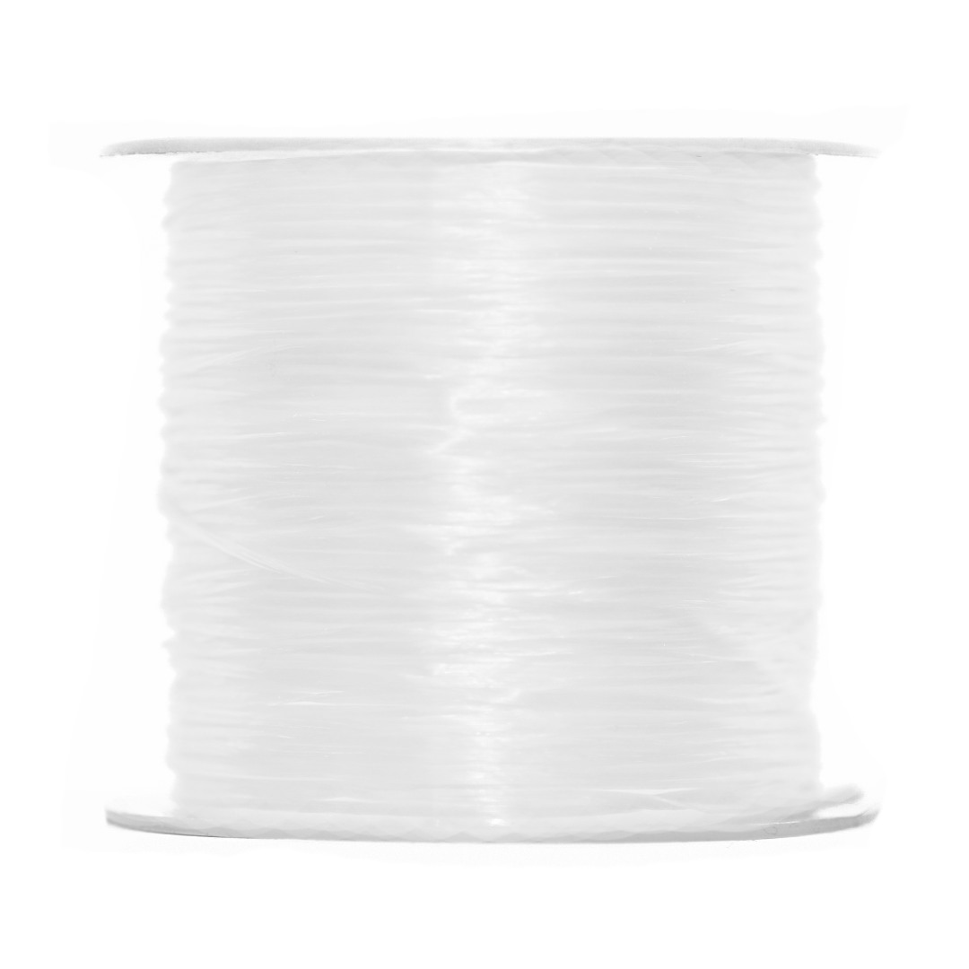 Crystal Tec Elastic Bead Cord, 0.5mm, Approx 10 yards, Available in Multiple Colours