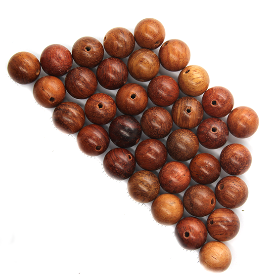 Sandal Wood, Brown Wood Beads, 10mm, 2mm hole size 60 pcs per package