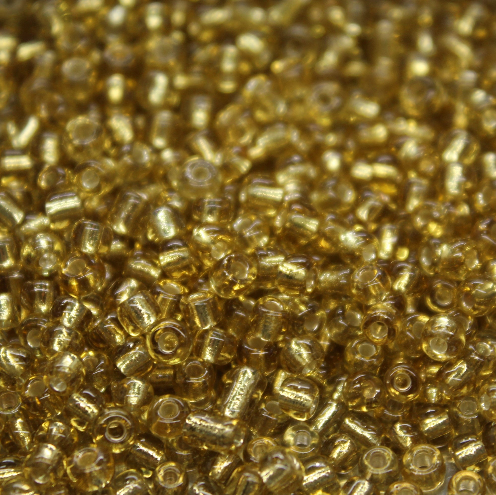 Seed Bead Bulk Bags - 11/0 - Gold Silver Lined - 452g/41,000pcs